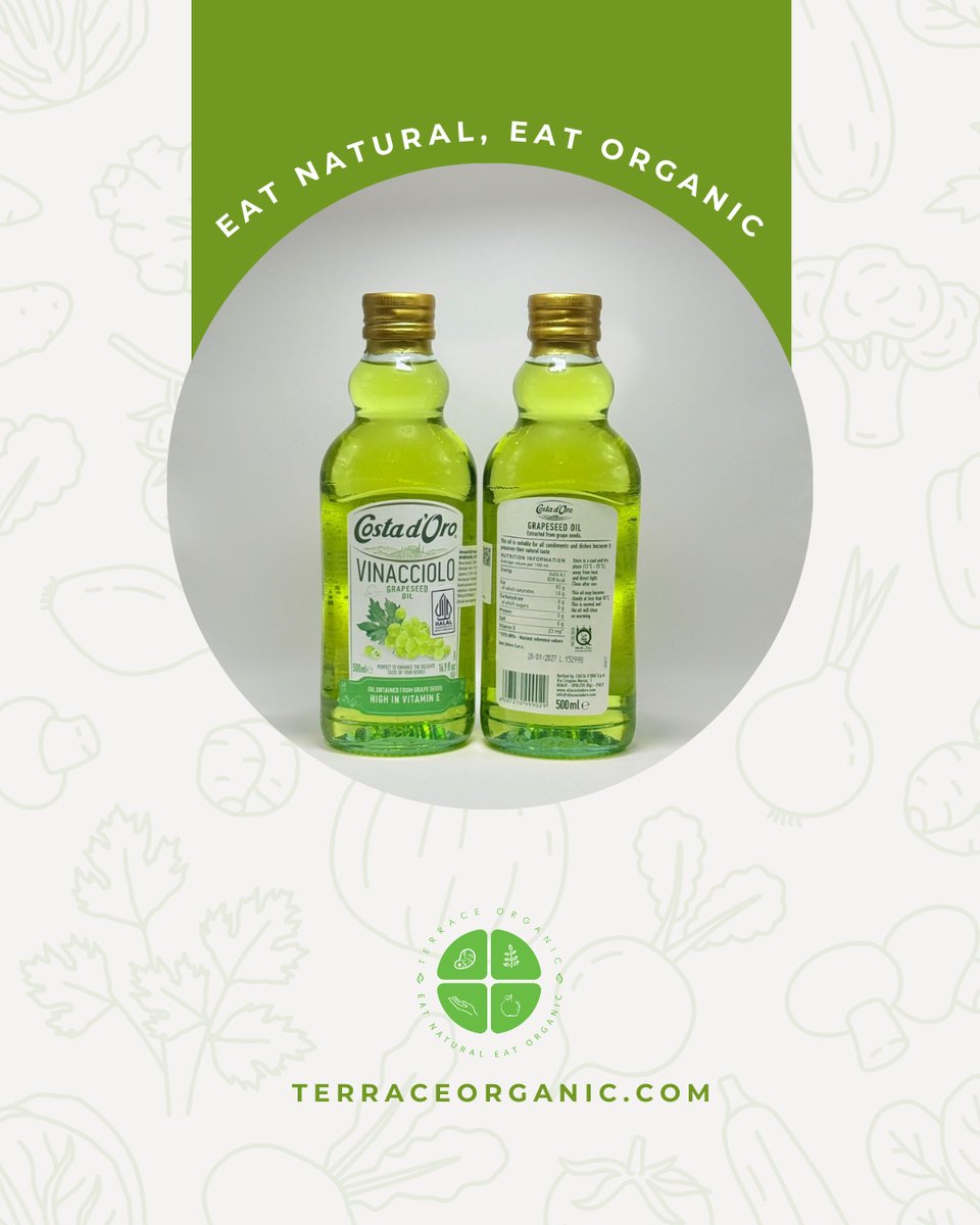 COSTA D'ORO GRAPESEED OIL 500 ML (GRAPE SEEDS OIL)