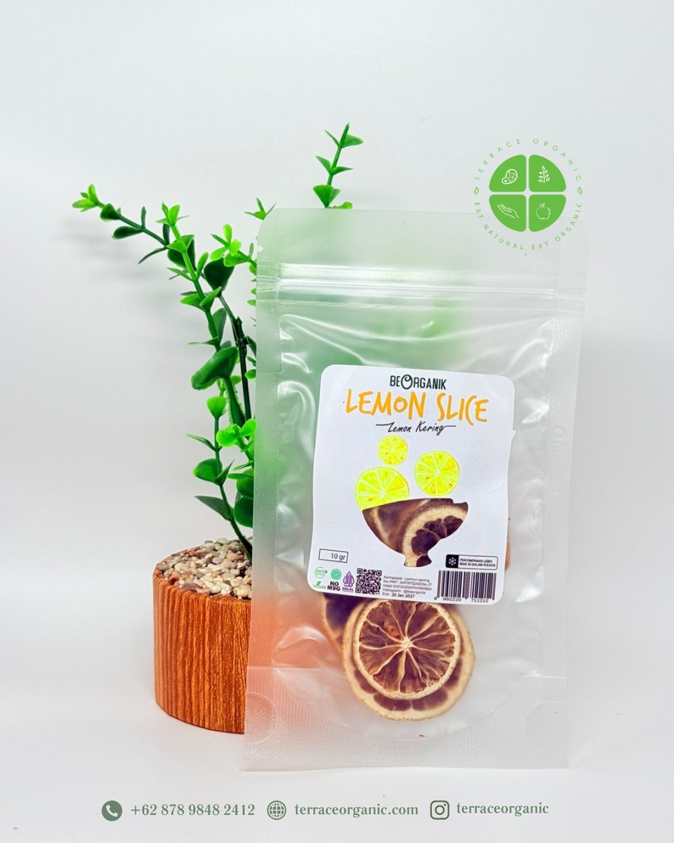DRIED LEMON SLICE ORGANIK / LEMON KERING BEORGANIK