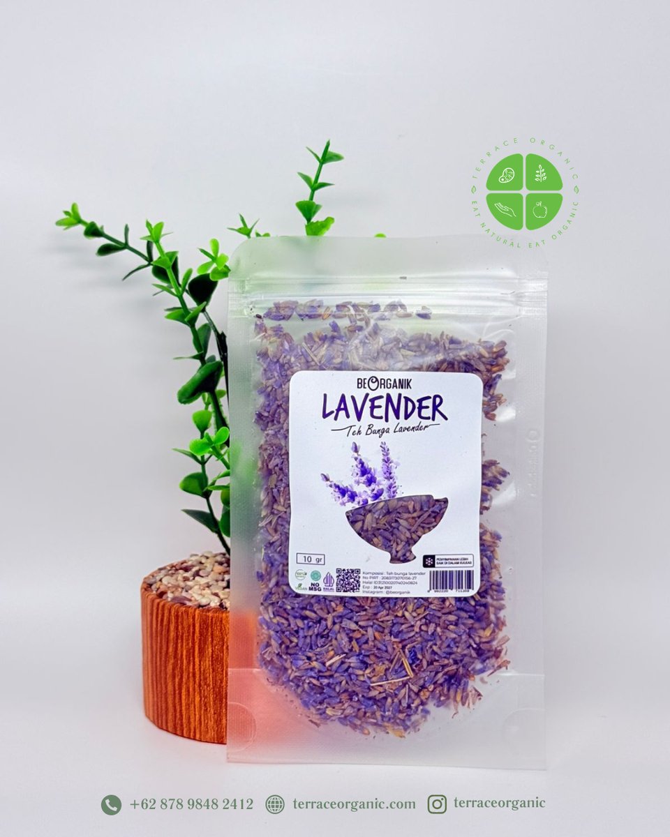 LAVENDER TEA ORGANIK / TEH LAVENDER BEORGANIK