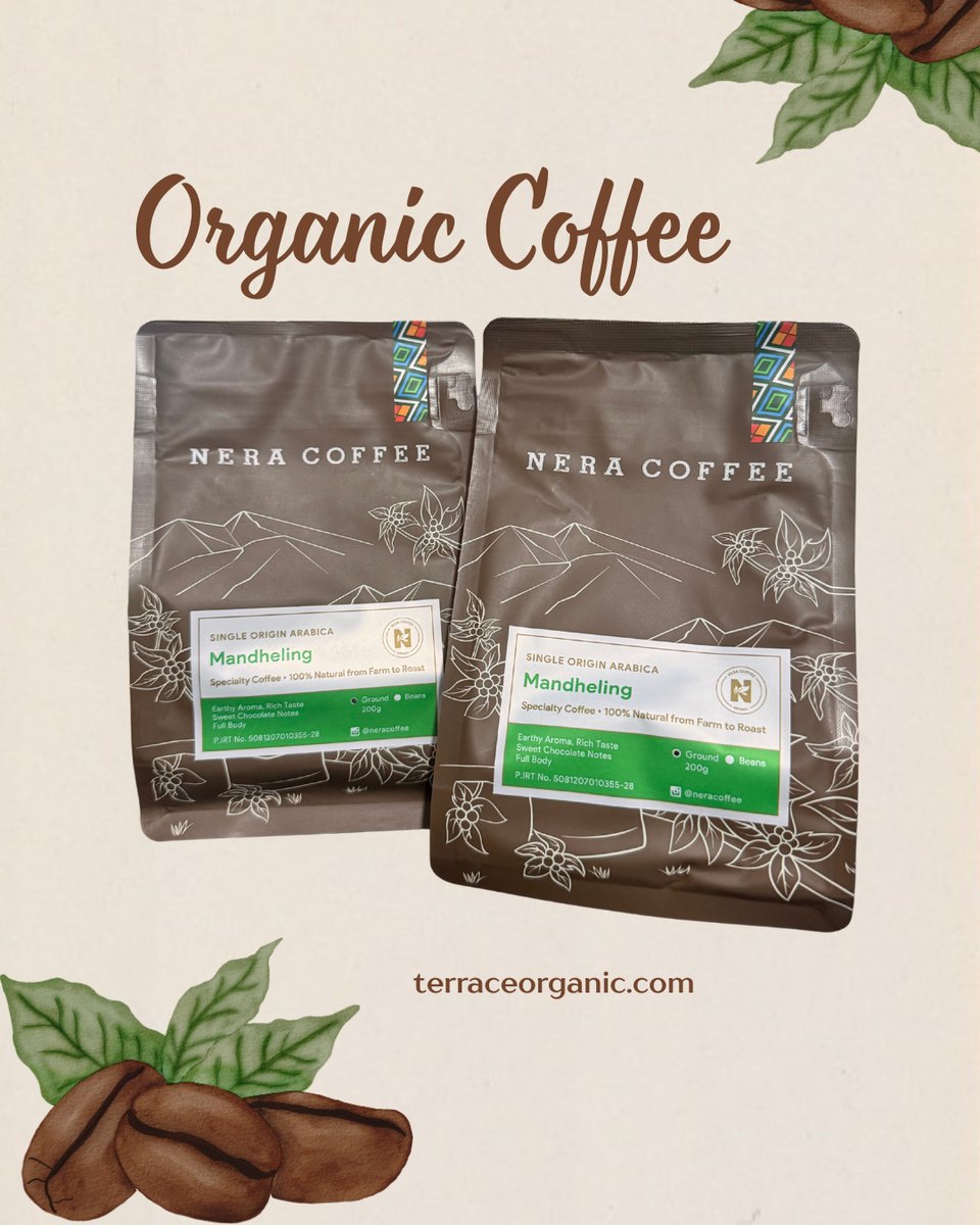Mandheling Sidikalang (Arabica) by Nera Coffee 200gr | Organic Coffee