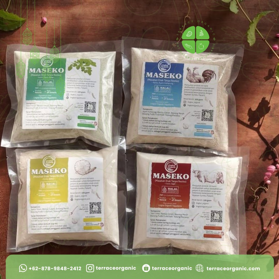 Maseko Kaldu Natural 100gr (Ayam dan Sapi)