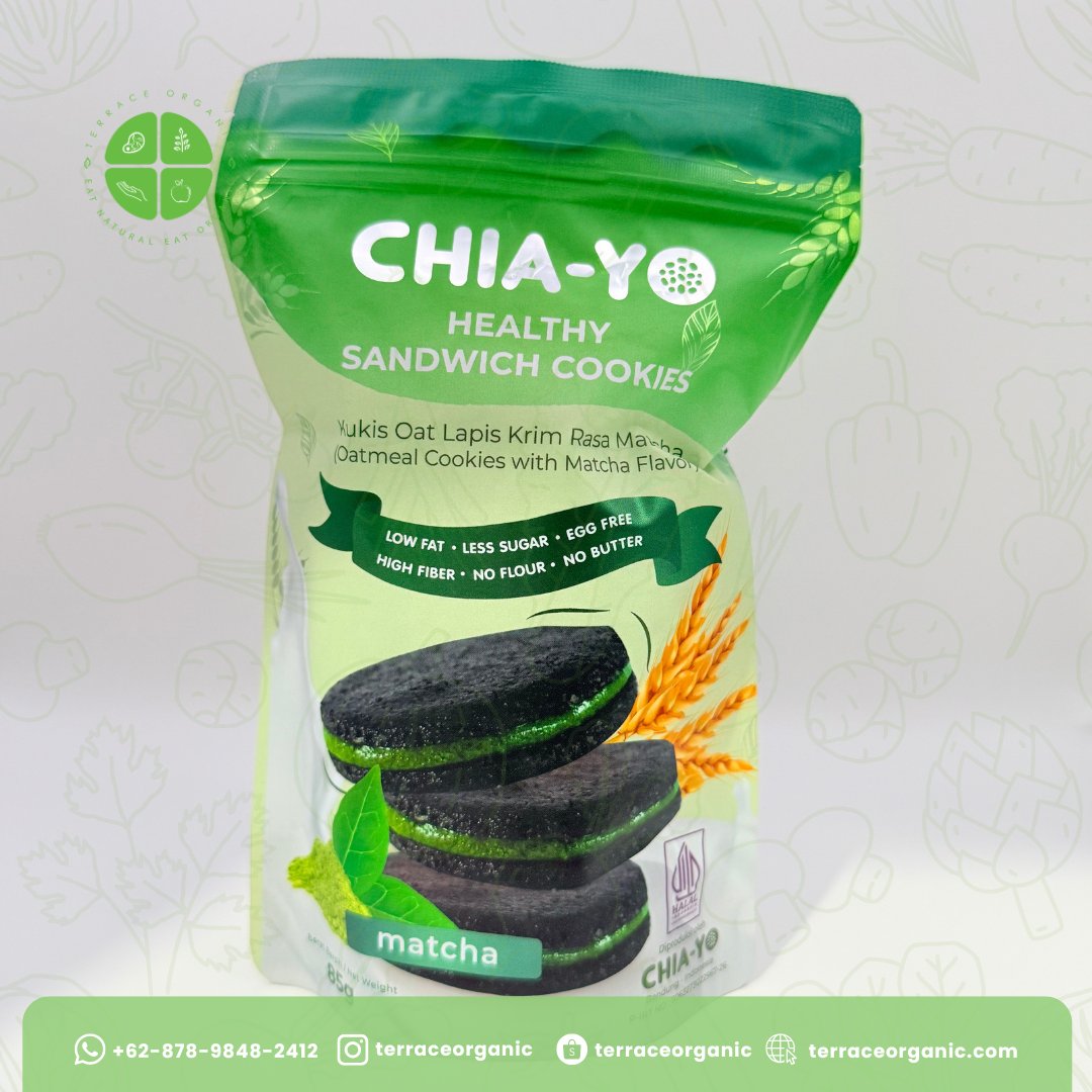 Oatmeal Cookies Sandwich Matcha