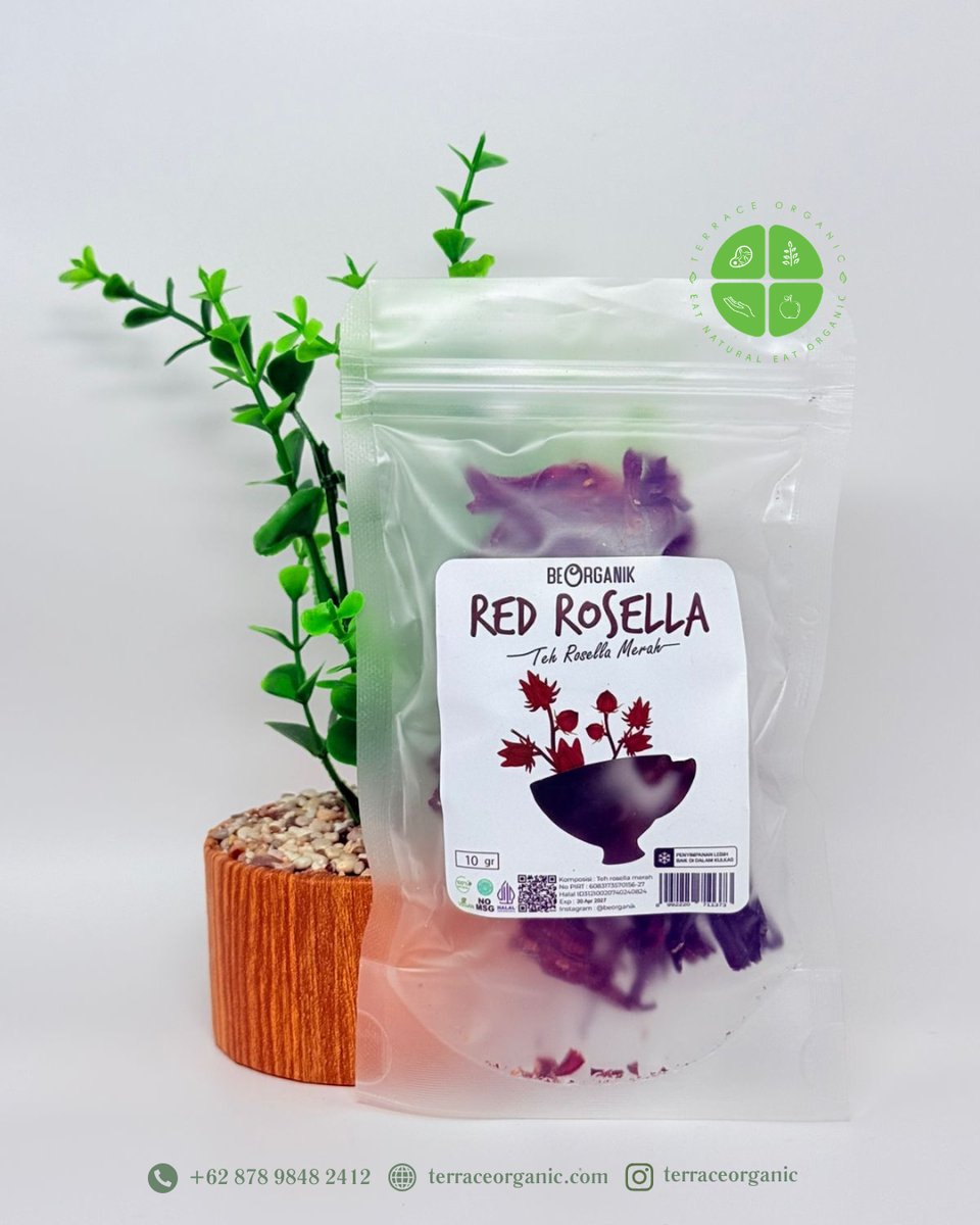 RED ROSELLA ORGANIK / TEH ROSELLA MERAH BEORGANIK 10gr