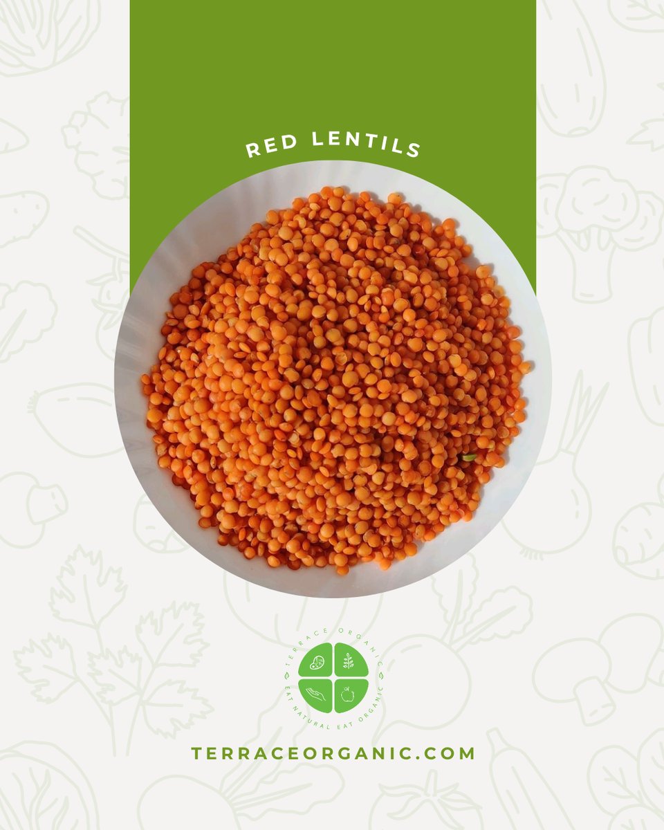 Organic Red Lentils 500g | Lentils Merah
