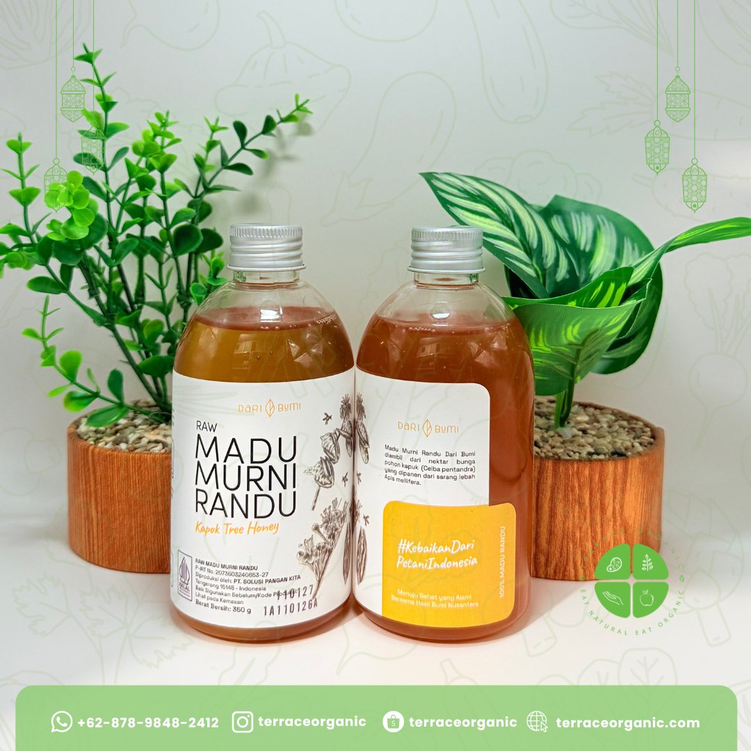 Kapok Tree Raw Honey / Madu Murni Randu