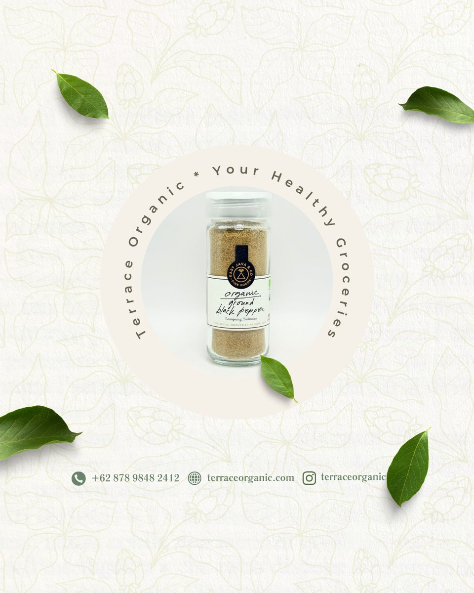 Organic Ground Black Pepper