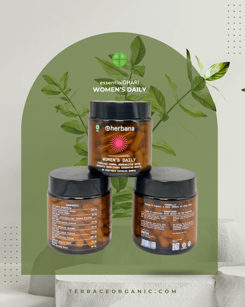 Herbana essentialDHARI | Women's Daily Herbal Stamina & Kesehatan Hormon Wanita