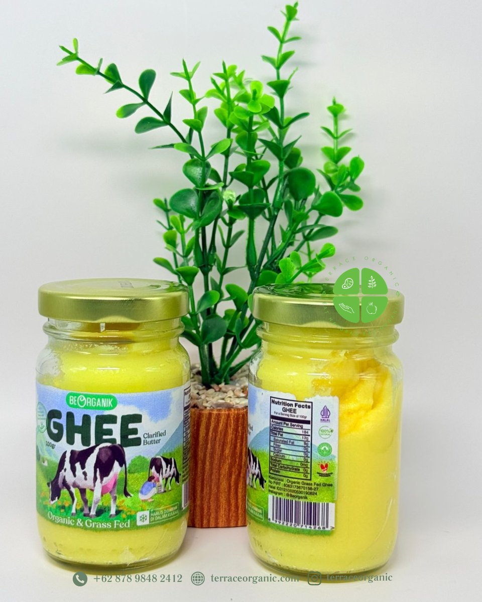 GHEE / GRASS FED GHEE CLARIFIED BUTTER 120gr