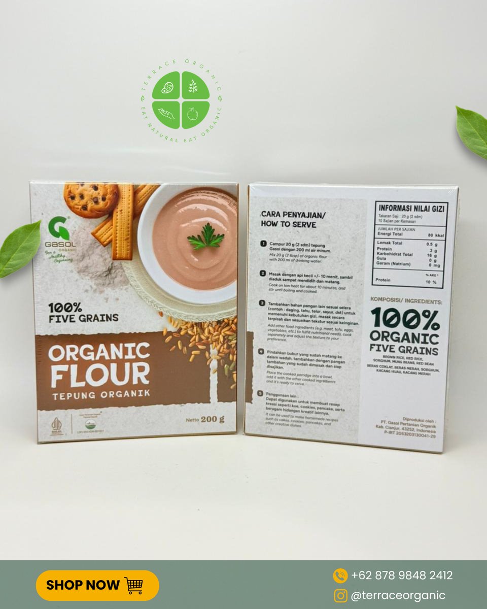 Tepung Five Grains Makanan Bayi MPASI 200gr