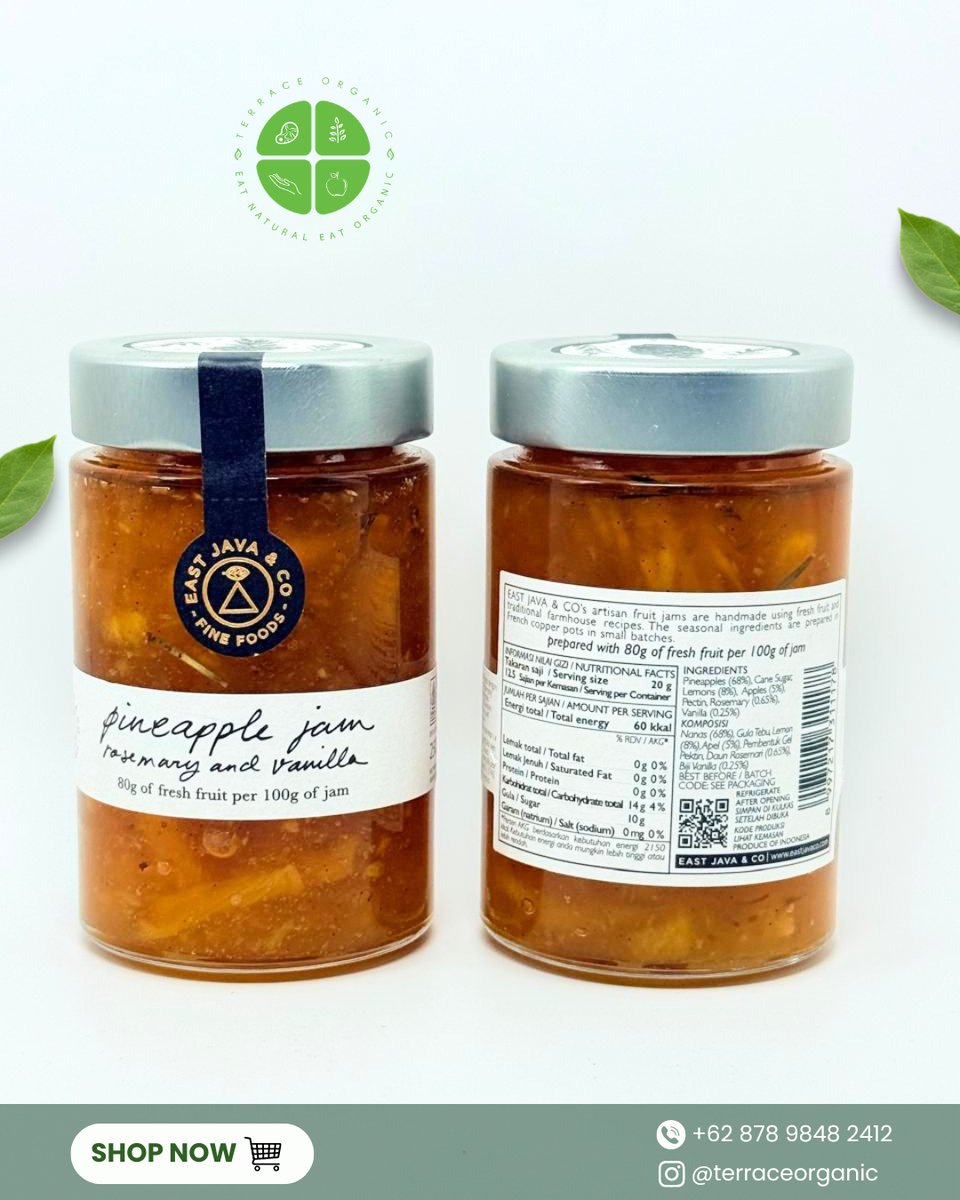 Pineapple Jam Rosemary & Vanilla - 250g (Selai Nanas)