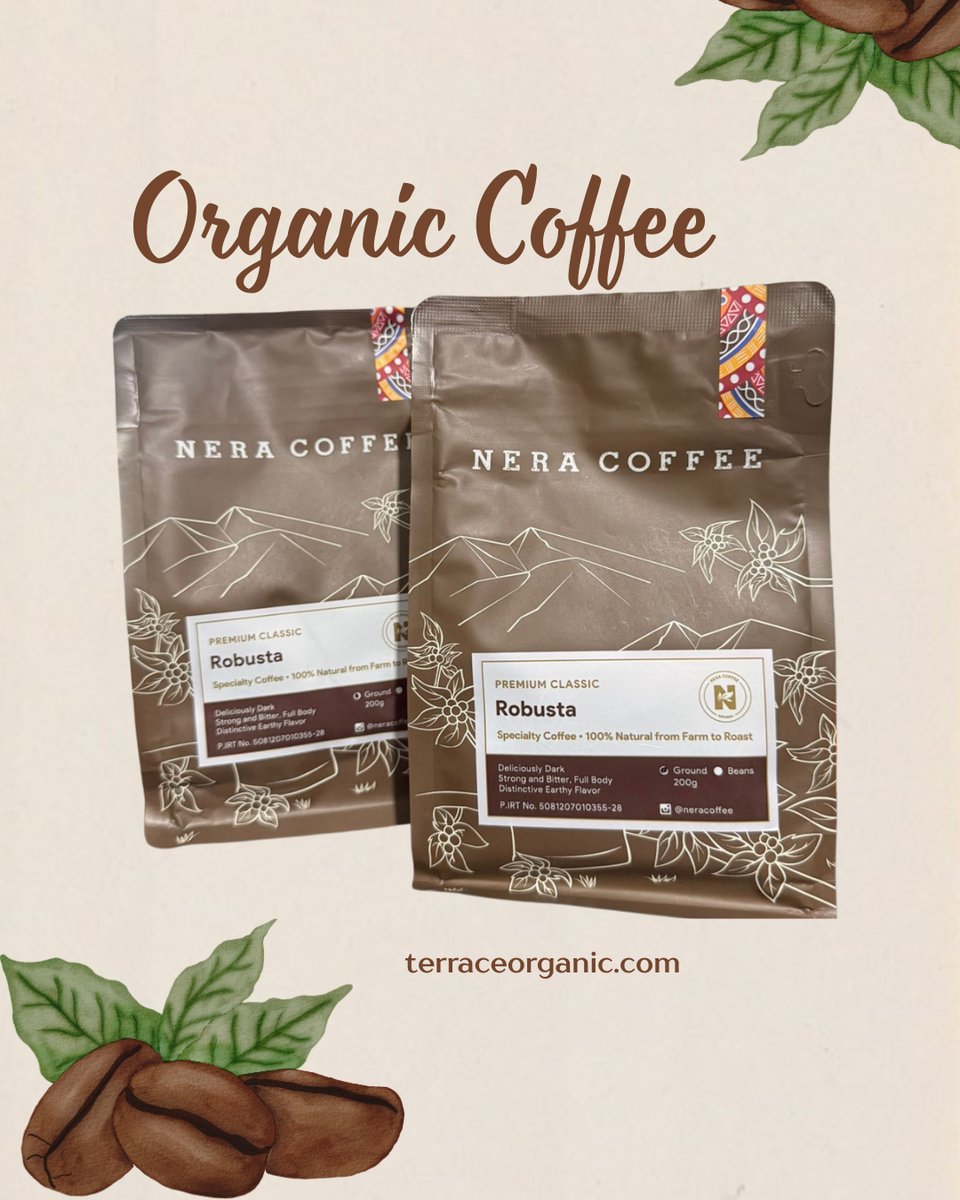 Premium Robusta Lampung by Nera Coffee 200gr | Organic Coffee