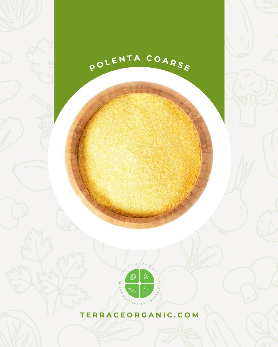 Organic Coarse Polenta 500g | Tepung jagung kasar